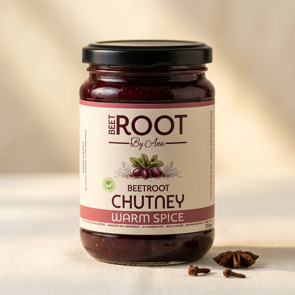 Warm Spice beetroot product by BeetRoot By Ann